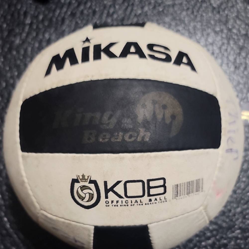 Mikasa Black and White Volleyball